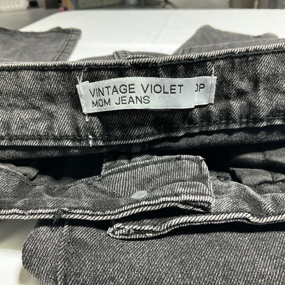 Vintage Violet Mom Jeans 10P, Black - Picture 4 of 5